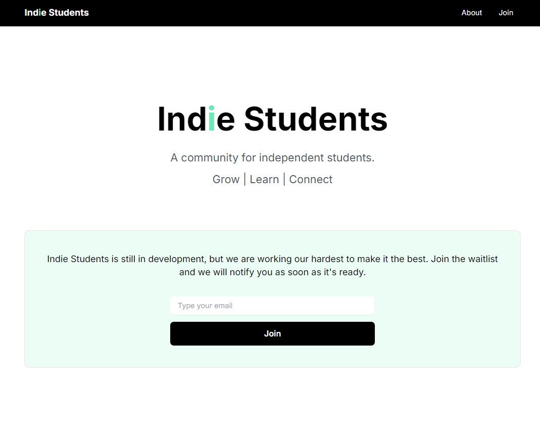 Indie Students Project Image